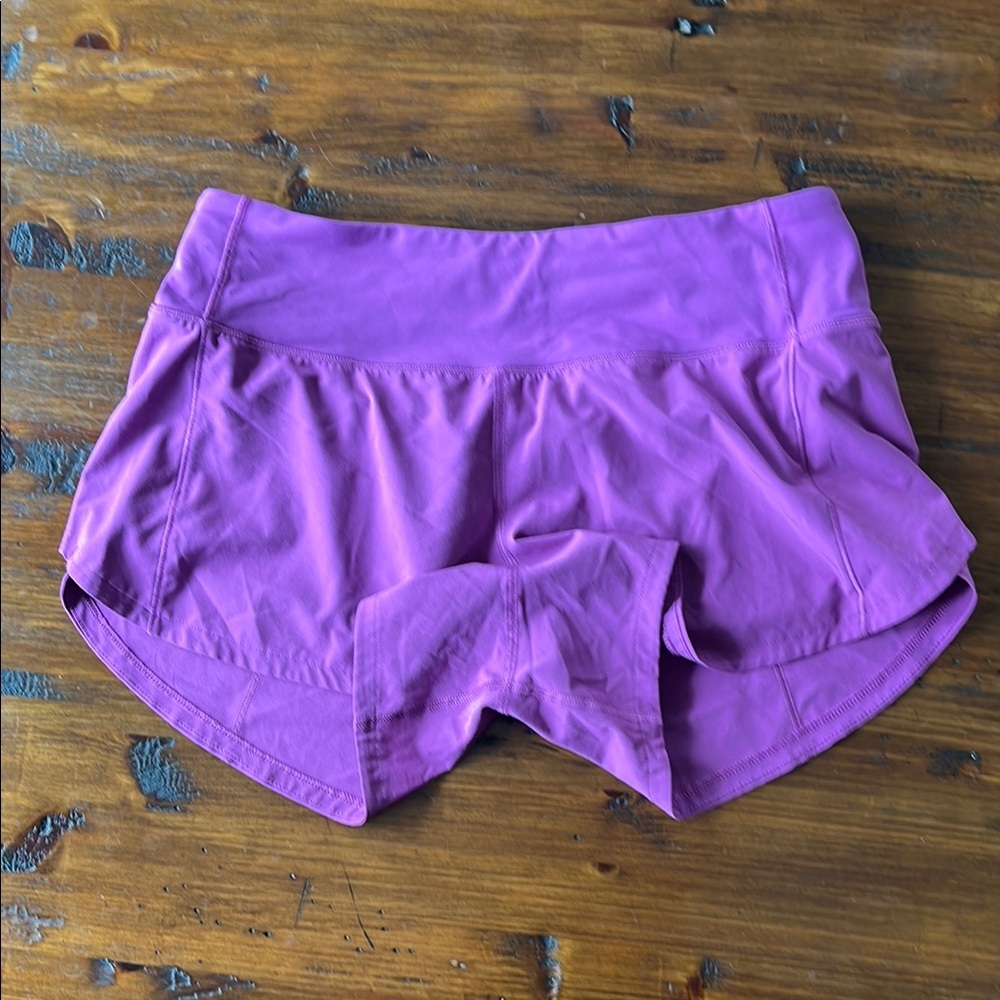 Lululemon Athletica Purple Athletic Shorts